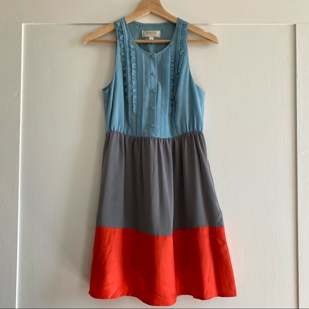 Anthro Moulinette Soeurs Tricolored Dress | Size 0